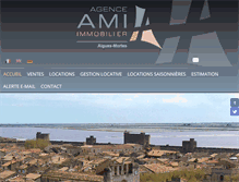 Tablet Screenshot of aigues-mortes-immobilier.com